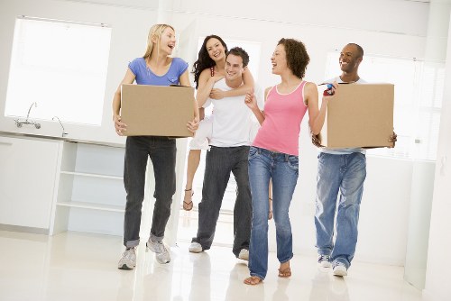 Professional removals team planning a move in Selhurst