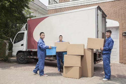 Professional flat removals in Selhurst with boxes and furniture ready for transport