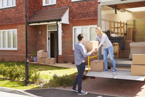 Business inventory stored using mobile self storage in Selhurst