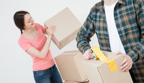 Man and van moving household items in Selhurst