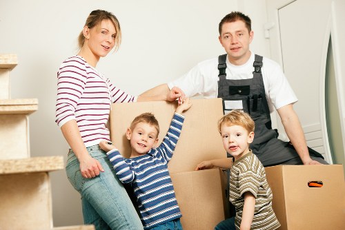 Packed belongings safely arranged inside a storage unit in Selhurst